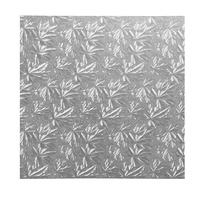 8 Inch Square Silver 9mm Masonite