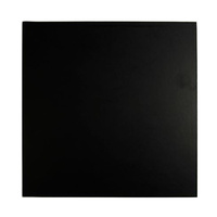 9 Inch Square Black 9mm Masonite