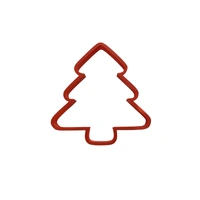 Round Edge Xmas Tree Fondant / Cookie Cutter 10cm