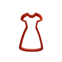 Short sleeved  Dress Fondant / Cookie Cutter 8cm