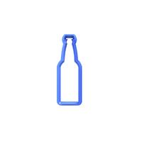  Bottle Fondant / Cookie Cutter 7.1cm