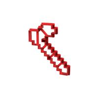 Minecraft Hoe 15.3cm Fondant / Cookie Cutter