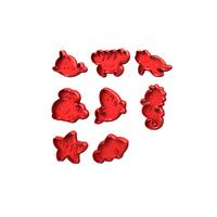 Ocean Fondant / Cookie Cutter & Stamp Set of 8
