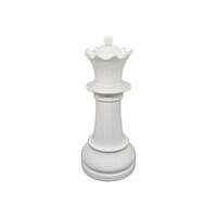 White Chess Piece Queen Decoration Topper