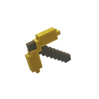 Minecraft Golden Pickaxe Cake Topper Decoration