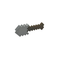 Minecraft Iron Shovel Cake Topper Decoration