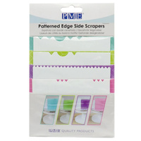 Pattern Edge Side Scraper set 4pcs