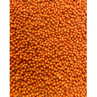 Sunset Orange Sugar Pearls 4-5mm - 20g