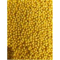 Yellow Sugar Pearls 4-5mm - 20g