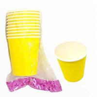 Paper Cups Yellow - 10PK