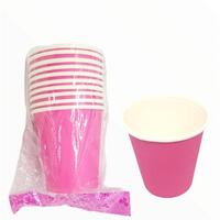 Paper Cups Hot Pink - 10PK