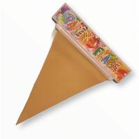 Plain Gold Flag Banner