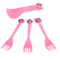 Plastic Unicorn Party Forks 10pc