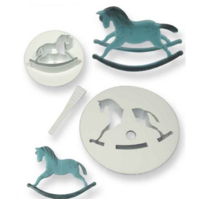 PME Rocking Horse Fondant Cutter 3pc Set
