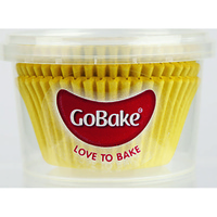 Gobake Baking Cups Yellow - 5cm