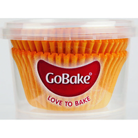 Gobake Baking Cups Orange - 5cm