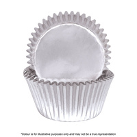 Cake Craft 408 Silver Foil Baking Cups Pack Of 72