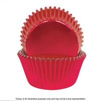 Cake Craft Red Foil Baking Cups Pack Of 72