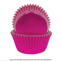 Cake Craft Pink Foil Baking Cups Pack Of 72 