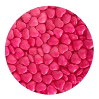 Sprink'd Hearts Bright Pink 12mm - 20 Grams