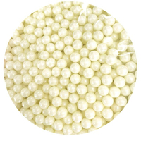 Sprink'd Sugar Balls 8mm Ivory 20 Grams