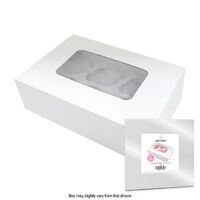 Cake Craft Display Cupcake Box With Insert - 6 Standard Cupcakes