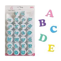 Plunger Cutter Uppercase Alphabet Set