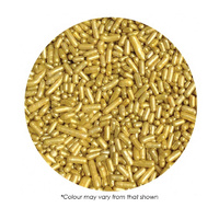 Sprink'd Jimmies Metallic Gold - 20 Grams