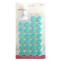 Cake Craft Lowercase Alphabet Stamp Set