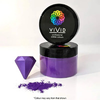 Vivid Royal Purple Edible Metallic Dust 50g