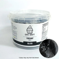 Cake Craft Fondant Black - 1kg