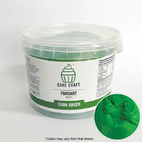 Cake Craft Fondant Dark Green - 1kg