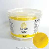 Cake Craft Fondant Yellow - 1kg