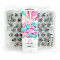 Cake Craft Master Piping Tip 56 Piece Set