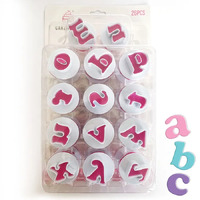 Large Plunger Cutter Lower Case Alphabet Set