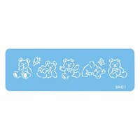 Stencil Tumbling Teddies [PME]