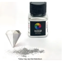 Vivid Silver Edible Metallic Dust 10g