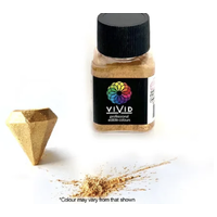 Vivid Antique Shimmer Gold Edible Metallic Dust 10g