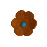 25mm Icing Daisy Orange
