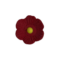 25mm Icing Daisy Red
