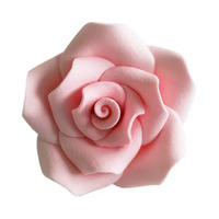 40mm Pink Gumpaste Rose