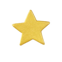 Gumpaste Gold Star 3cm