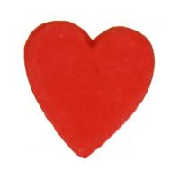 Gumpaste Heart Red