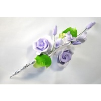 Tea Rose Spray Lavender 120mm