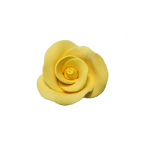 Yellow Icing Rose 3cm