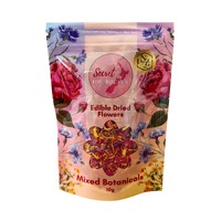 Edible Dried Flowers - Mixed Botanicals 8g