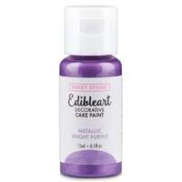 Sweet Sticks Edible Paint Metallic Bright Purple: 15ml