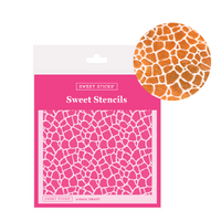Sweet Sticks Giraffe Stencil