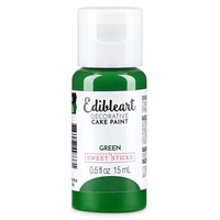 Sweet Sticks Edible Paint Green: 15ml