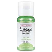 Sweet Sticks Edible Paint Metallic Jungle Green: 15ml